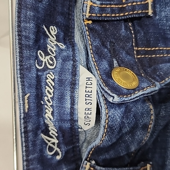 American Eagle Super Jegging Skinny Blue Size 4S - Picture 7 of 9